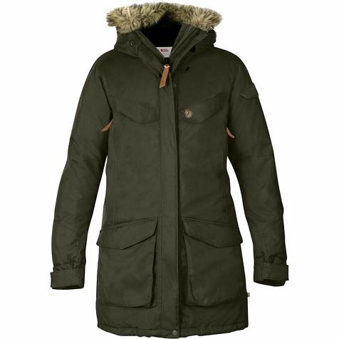 Fjallraven Nuuk Parka Hungary - Zöld Kabát Zöld QDZ162597